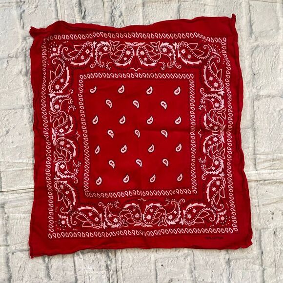 Bandana 100% cotton 6 bundle pack 3 red, 1 green, 2 navy blue - Picture 5 of 5